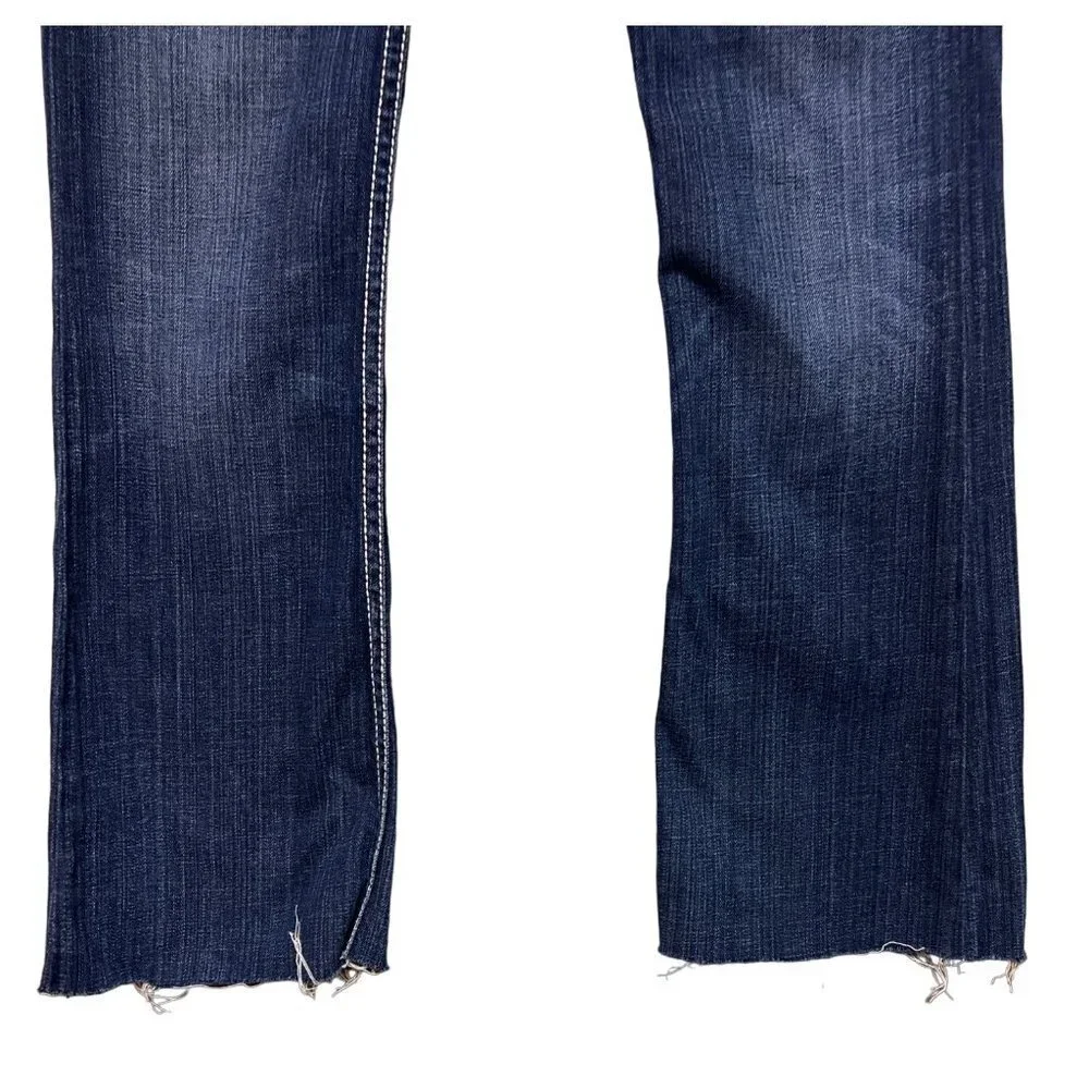 BKE Starlite Mid Rise Denim Blue Jeans Cut Off Pants Women's Size 28 - Picture 4 of 13